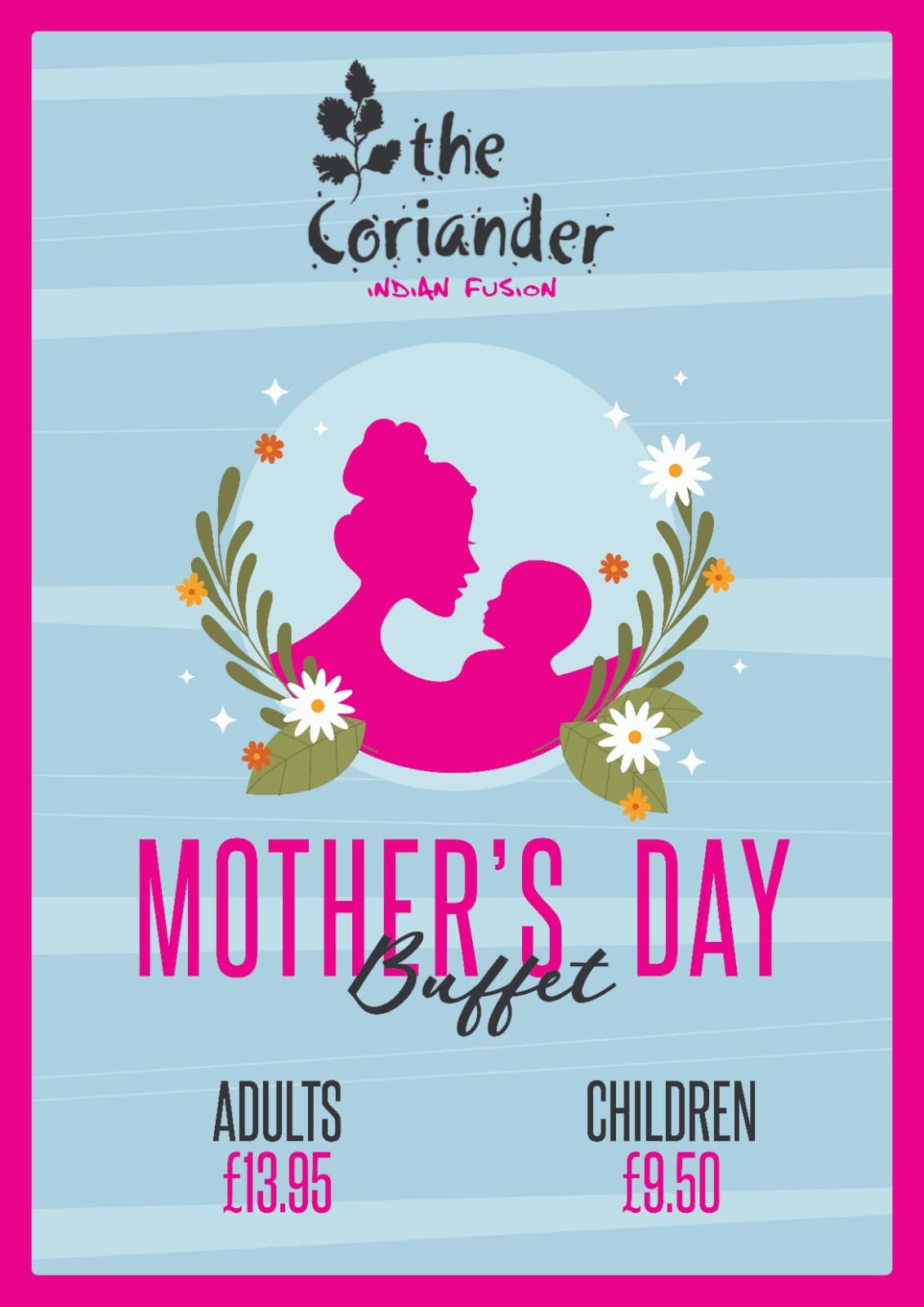The Coriander Mothers Day Buffet